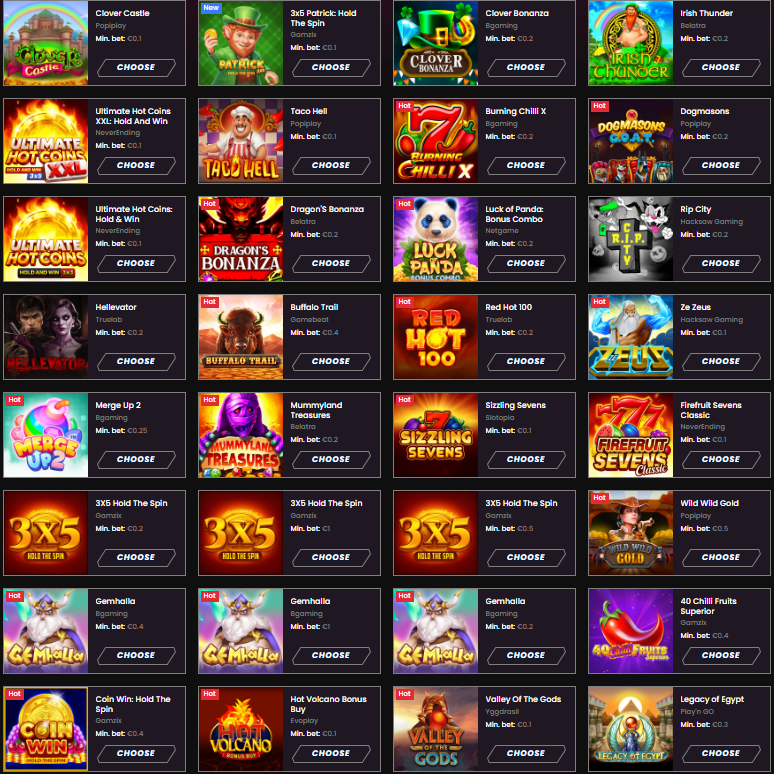 Wild Tokyo Casino game collection